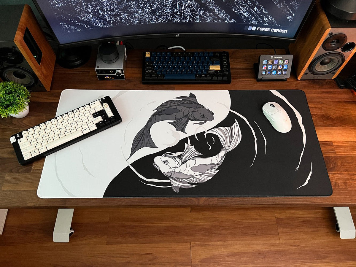 Koi Kage Shiro - MacvethOS Artisan Deskmat