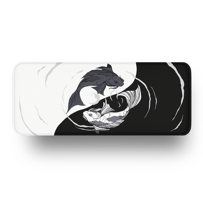 Koi Shiro - Keyboard Mat - MacvethOS Artisan Deskmat