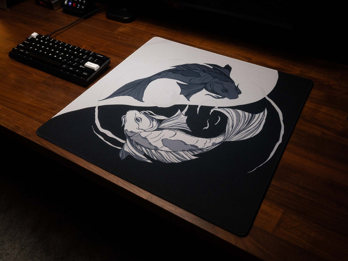 Koi Shiro - Omni Pro Deskmat - MacvethOS Artisan Deskmat