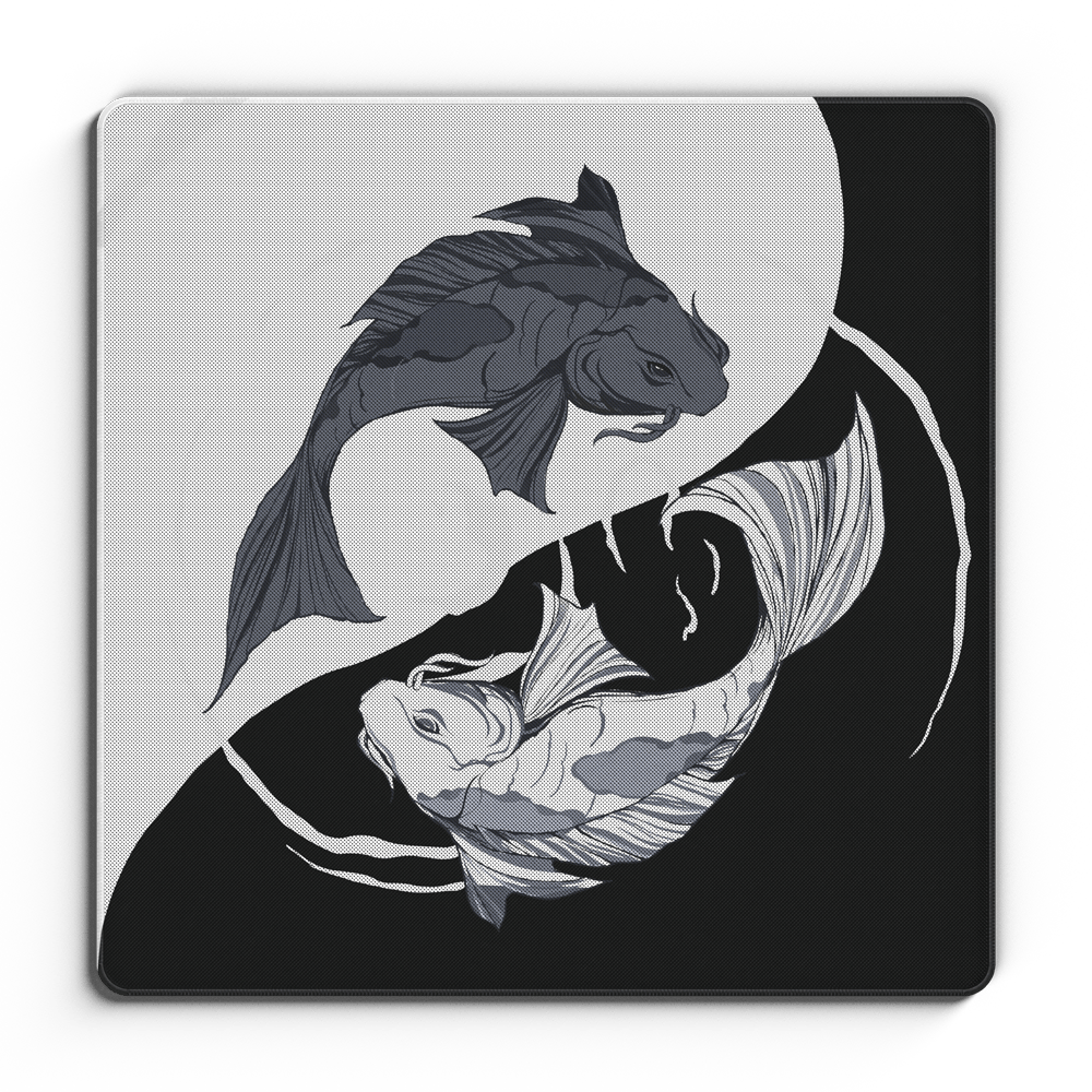 Koi Shiro - Omni Pro Deskmat - MacvethOS Artisan Deskmat