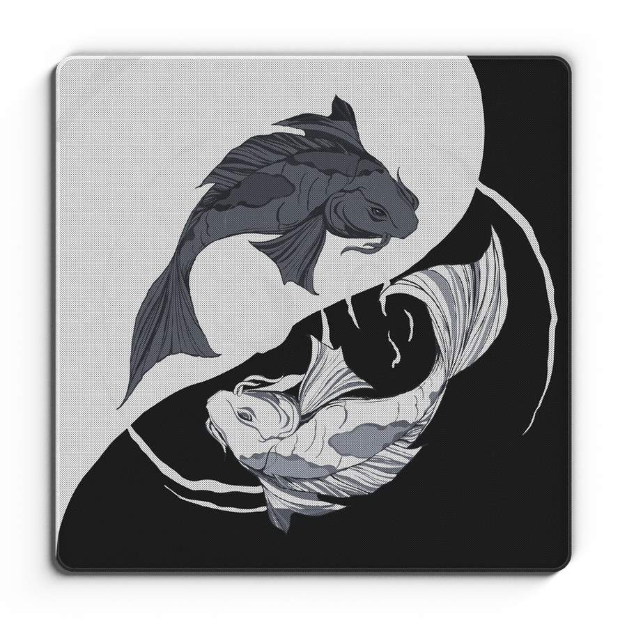 Koi Shiro - Omni Pro Deskmat - MacvethOS Artisan Deskmat