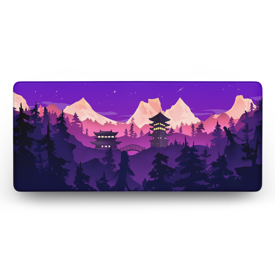 Lost Shrine Temple - Fall - MacvethOS Artisan Deskmat