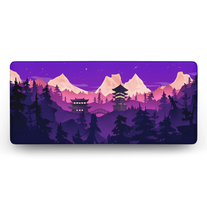 Lost Shrine Temple - Fall - MacvethOS Artisan Deskmat