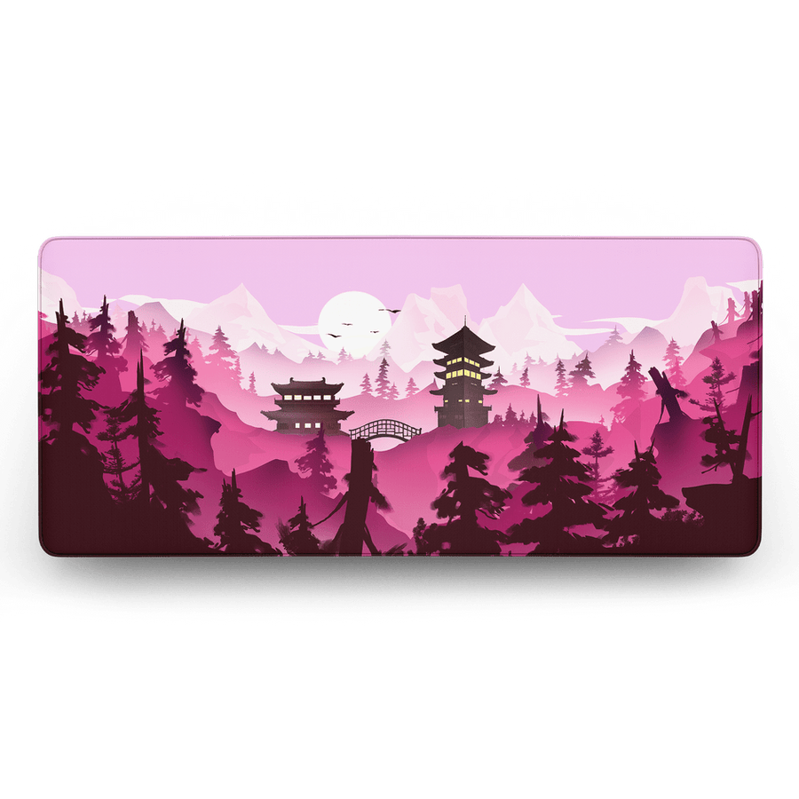Lost Shrine Temple - Spring - MacvethOS Artisan Deskmat