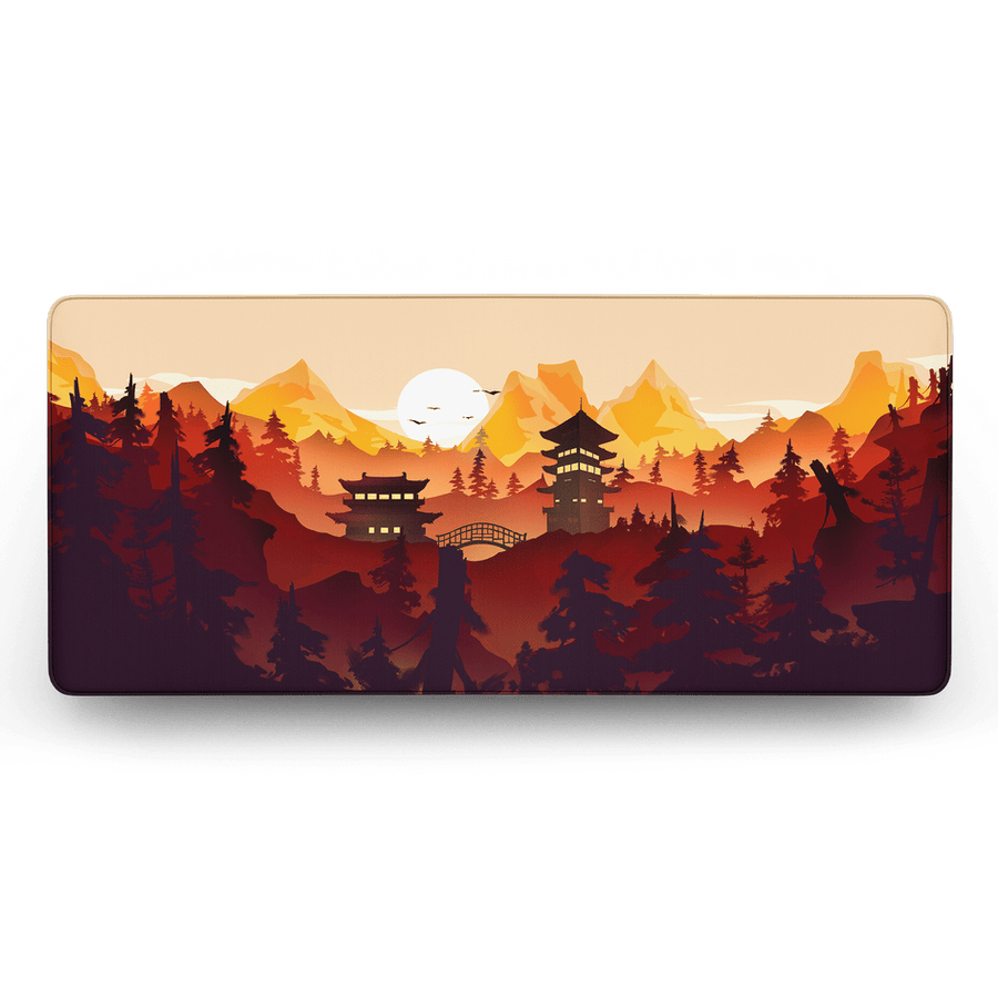 Lost Shrine Temple - Summer - MacvethOS Artisan Deskmat