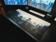 Lost Shrine Temple - Winter - MacvethOS Artisan Deskmat