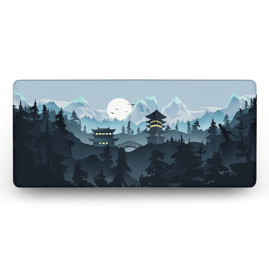 Lost Shrine Temple - Winter - MacvethOS Artisan Deskmat