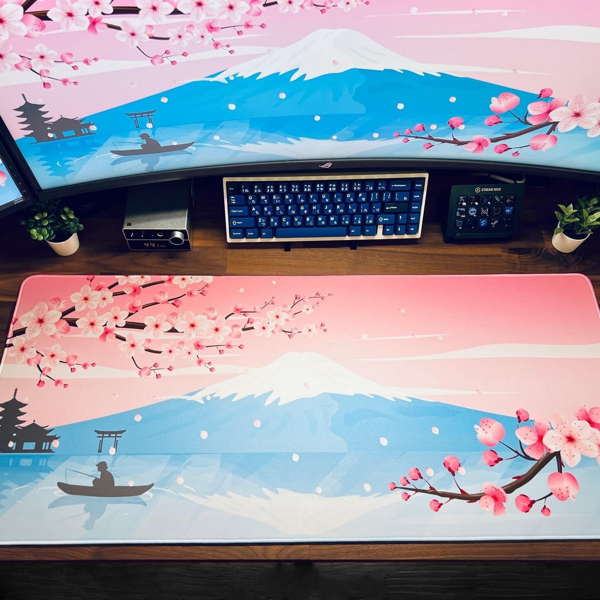Sakura Lake - MacvethOS Artisan Deskmat
