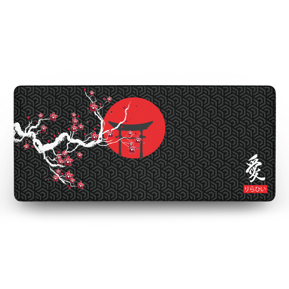 Sakura - "Love" - MacvethOS Artisan Deskmat