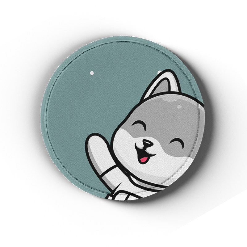 Space Kitty - Artisan Coasters - MacvethOS Artisan Deskmat