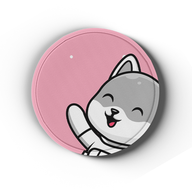 Space Kitty - Artisan Coasters - MacvethOS Artisan Deskmat