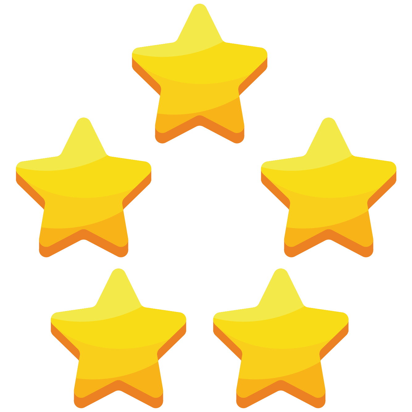 <strong>4.9 Star Ratings</strong>