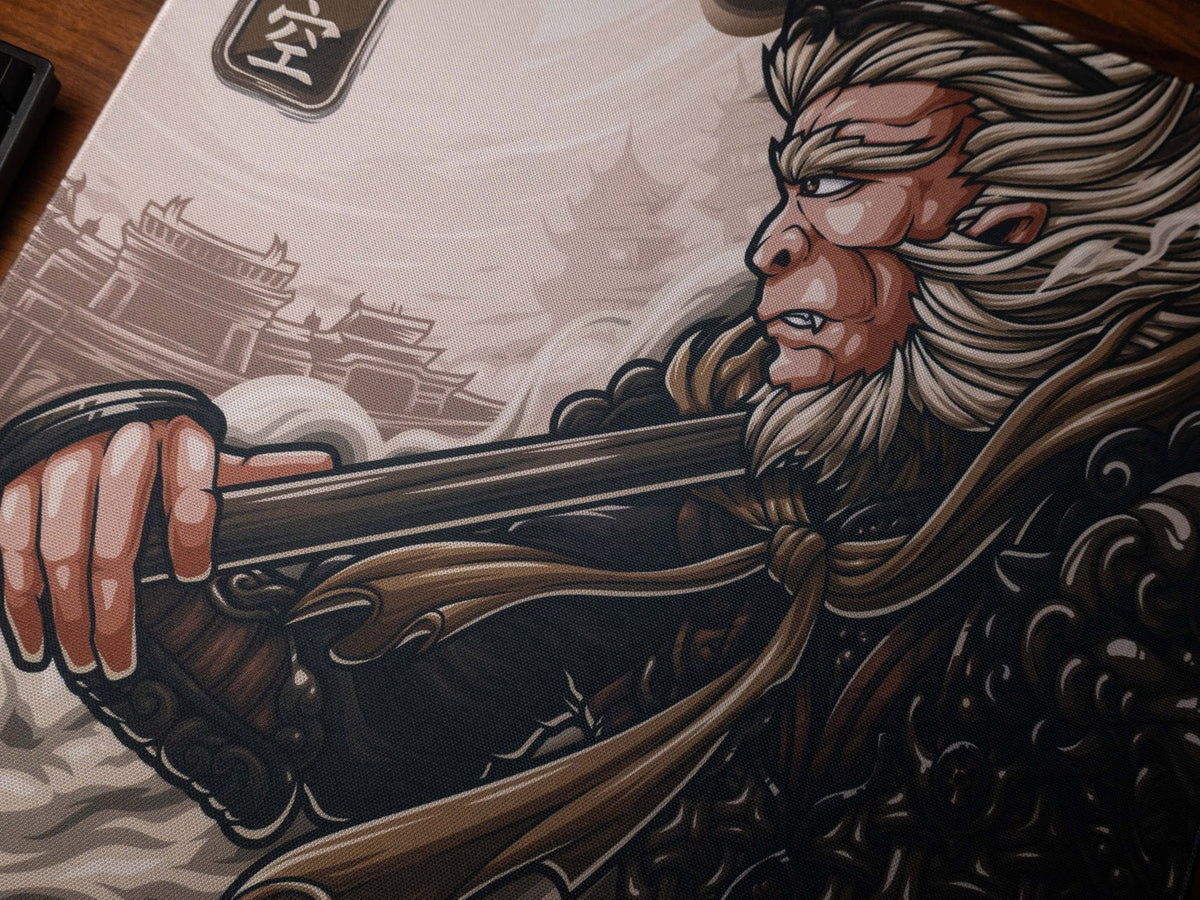 Sun Wukong Earth - Omni Pro Deskmat - MacvethOS Artisan Deskmat