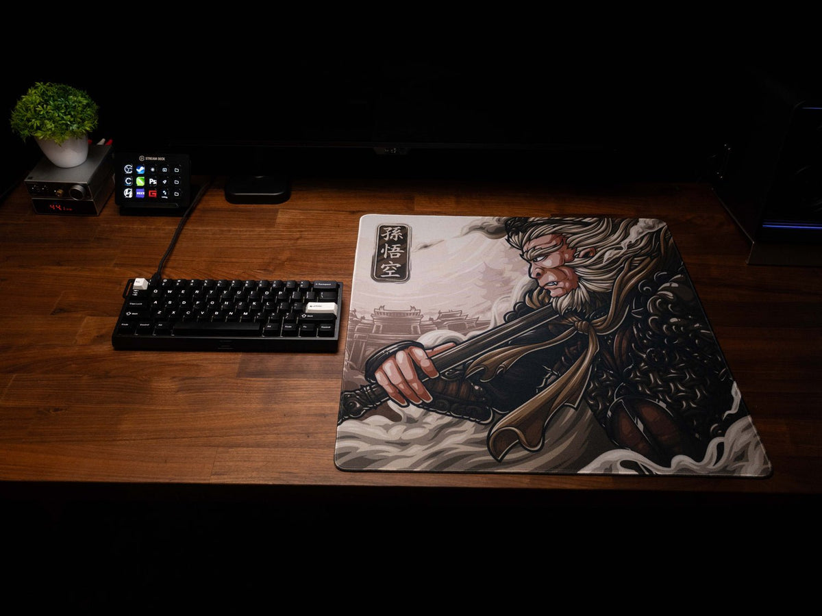 Sun Wukong Earth - Omni Pro Deskmat - MacvethOS Artisan Deskmat