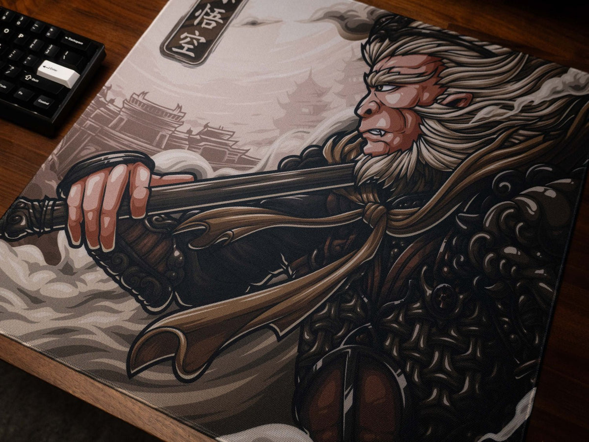 Sun Wukong Earth - Omni Pro Deskmat - MacvethOS Artisan Deskmat