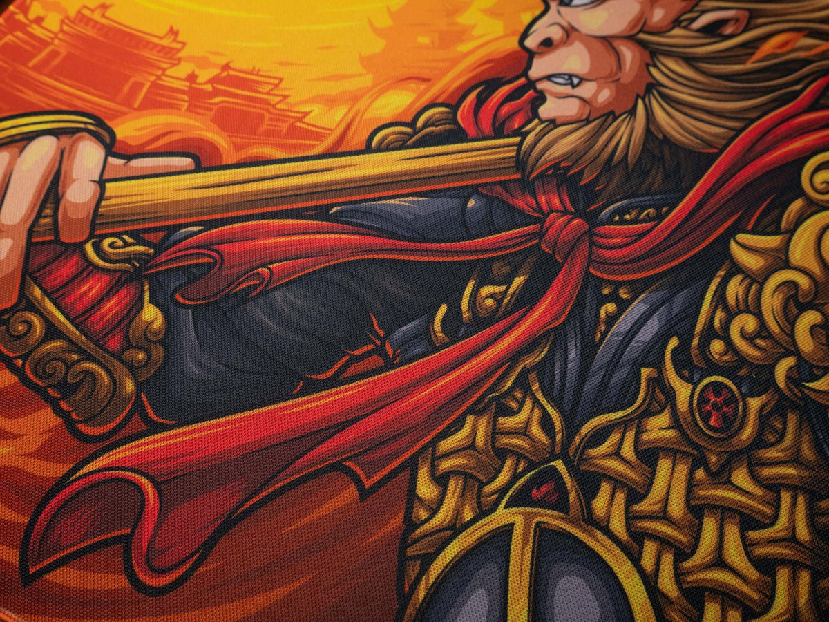 Sun Wukong Heaven - Omni Pro Deskmat - MacvethOS Artisan Deskmat
