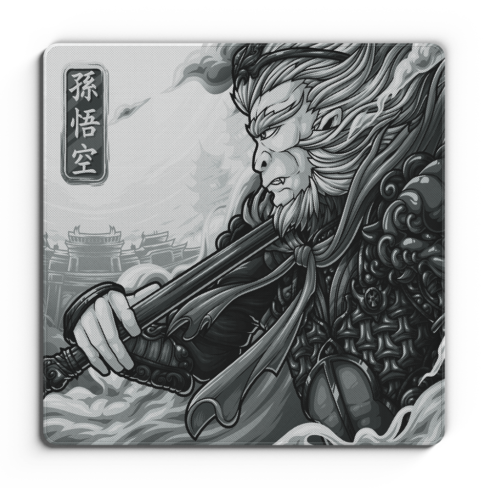 Sun Wukong Stone - Omni Pro Deskmat - MacvethOS Artisan Deskmat