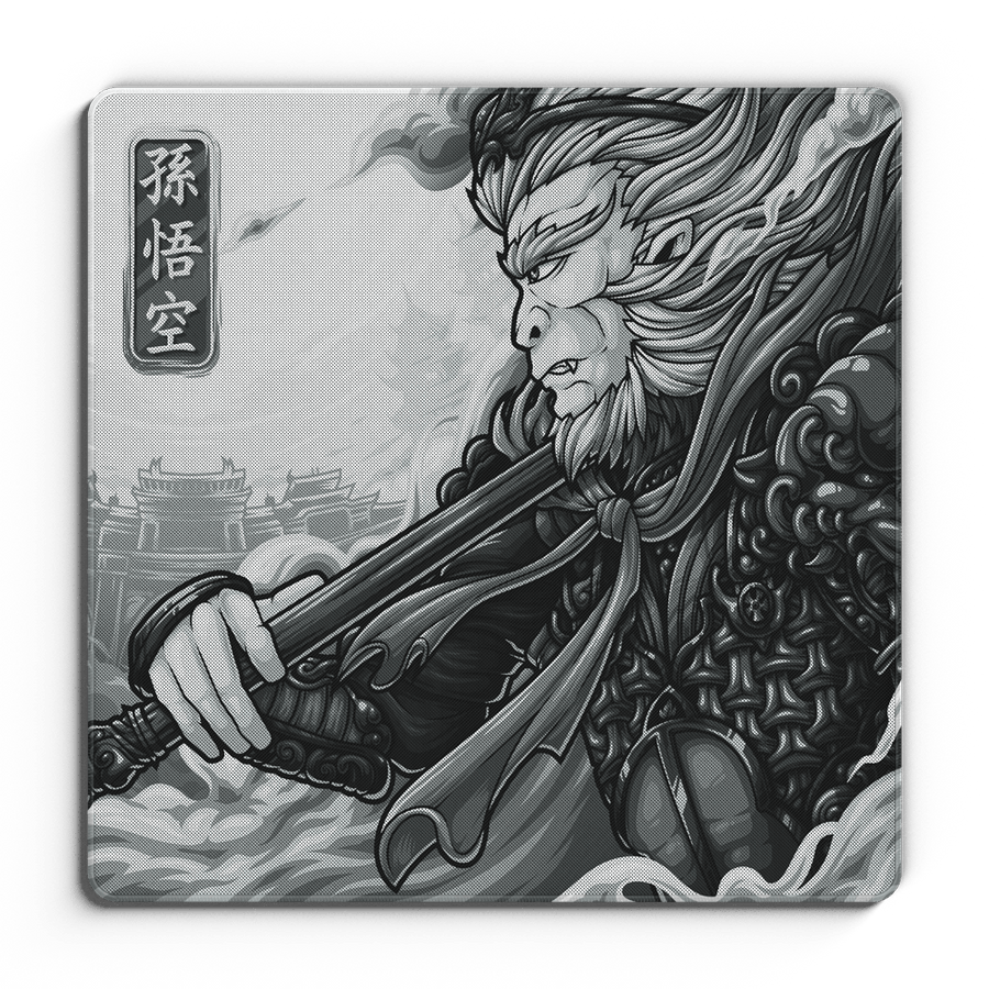 Sun Wukong Stone - Omni Pro Deskmat - MacvethOS Artisan Deskmat
