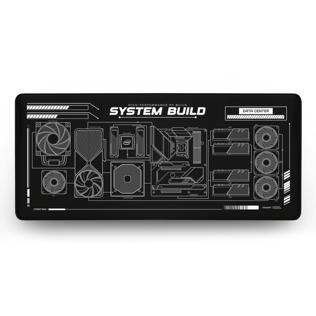 System Build - ( Blue Team ) - MacvethOS Artisan Deskmat
