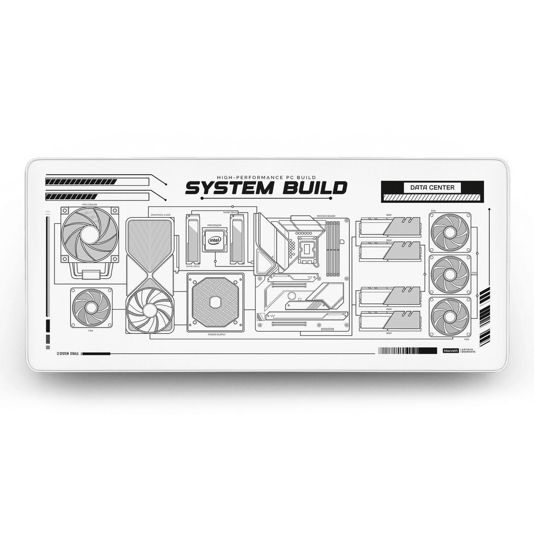 System Build - ( Blue Team ) - MacvethOS Artisan Deskmat