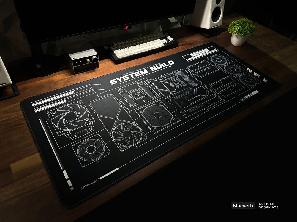 System Build - ( Blue Team ) - MacvethOS Artisan Deskmat