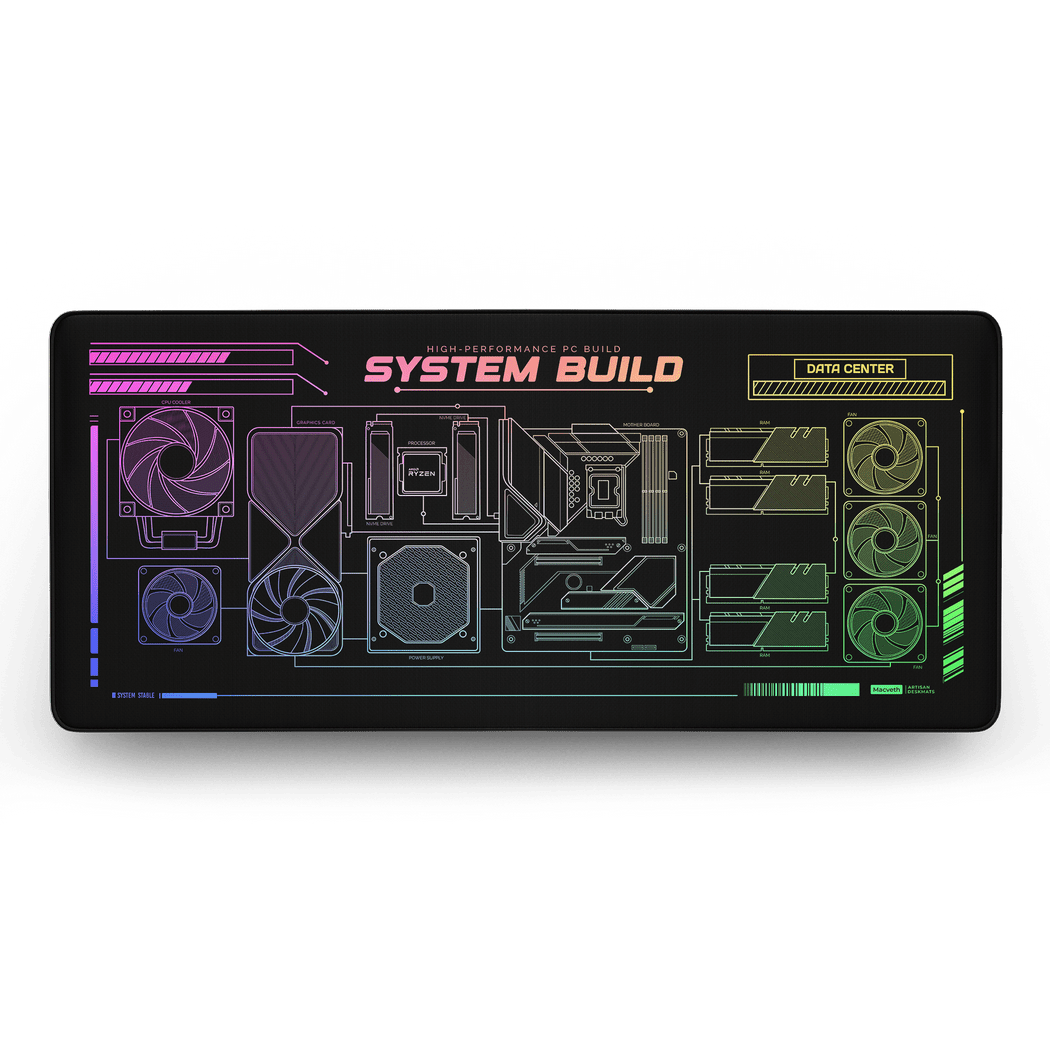 System Build - ( Red Team ) - MacvethOS Artisan Deskmat