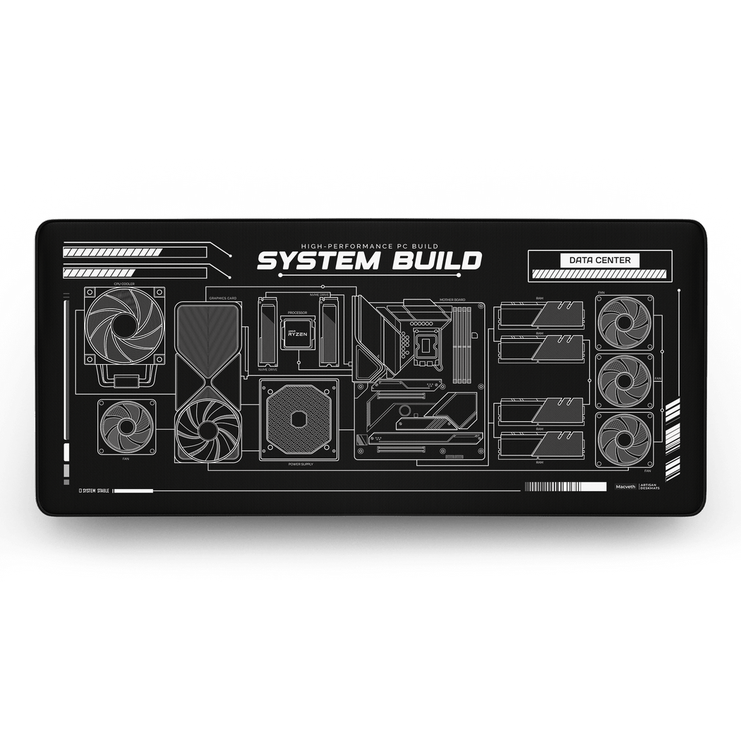 System Build - ( Red Team ) - MacvethOS Artisan Deskmat