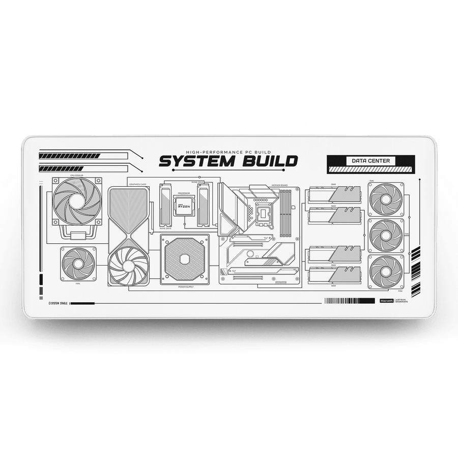 System Build - ( Red Team ) - MacvethOS Artisan Deskmat