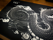 Vanguard - BW - MacvethOS Artisan Deskmat